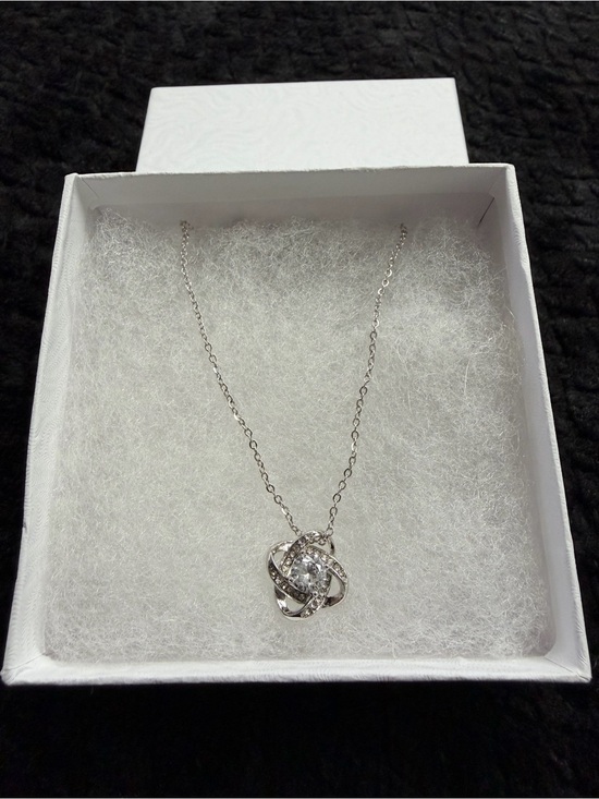 Jewelry - Stainless Steel Love Knot Necklace